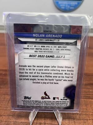 Cheap Sneaks Footwear/Sports Cards Baseball Card 2023 Bowman's Best #31 Nolan Arenado Refractors