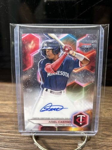 Cheap Sneaks Footwear/Sports Cards Baseball Card 2023 Bowman’s Best Ariel Castro #B23-AC Best of 2023 Auto Twins