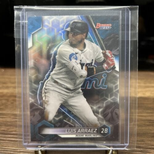 Cheap Sneaks Footwear/Sports Cards Baseball Card 2023 Bowman's Best Luis Arraez Refractor Miami Marlins #17