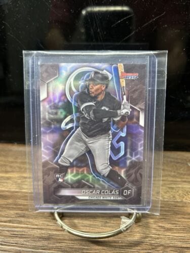 Cheap Sneaks Footwear/Sports Cards Baseball Card 2023 Bowman's Best - Refractor #33 Oscar Colas (RC)