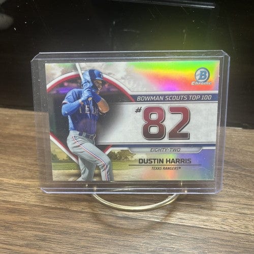Cheap Sneaks Footwear/Sports Cards Baseball Card 2023 Bowman Scouts’ Top 100 Dustin Harris Texas Rangers #BTP-82