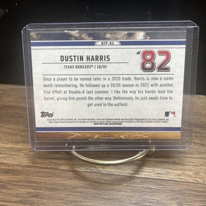 Cheap Sneaks Footwear/Sports Cards Baseball Card 2023 Bowman Scouts’ Top 100 Dustin Harris Texas Rangers #BTP-82