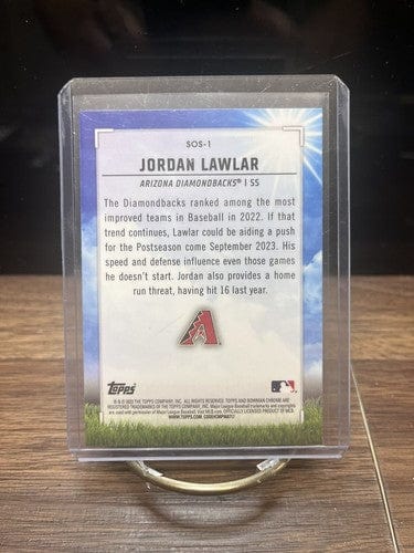 Cheap Sneaks Footwear/Sports Cards Baseball Card 2023 Bowman - Sights on September #SOS-1 Jordan Lawlar (RC) - Diamondb