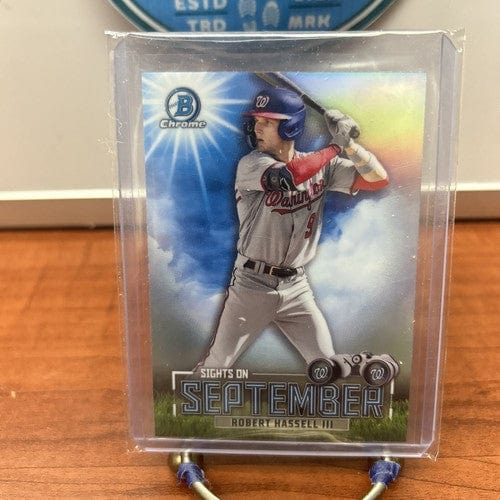Cheap Sneaks Footwear/Sports Cards Baseball Card 2023 Bowman - Sights on September #SOS-13 Robert Hassell  Washington N