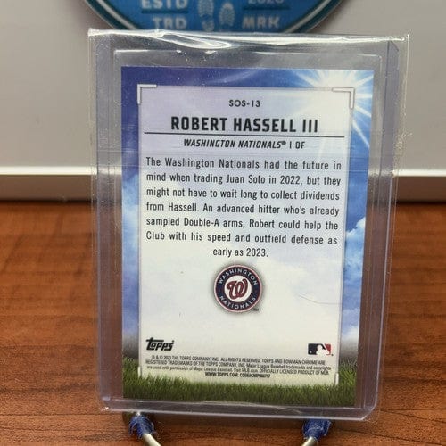 Cheap Sneaks Footwear/Sports Cards Baseball Card 2023 Bowman - Sights on September #SOS-13 Robert Hassell  Washington N