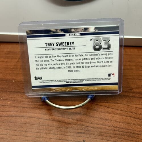Cheap Sneaks Footwear/Sports Cards Baseball Card 2023 Bowman - Trey Sweeney - Top 100 Insert - BTP-83 - New York Yankee