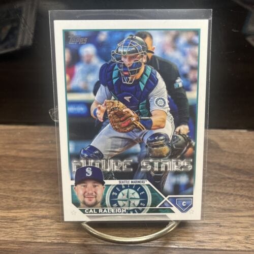 Cheap Sneaks Footwear/Sports Cards Baseball Card 2023 Cal Raleigh Topps Series 1 Future Stars Seattle Mariners #160