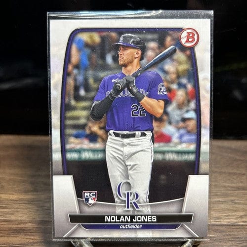 Cheap Sneaks Footwear/Sports Cards Baseball Card 2023 Nolan Jones Bowman Paper RC Rookie Card Colorado Rockies #74