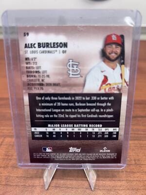 Cheap Sneaks Footwear/Sports Cards Baseball Card 2023 Stadium Club #59 Alec Burleson