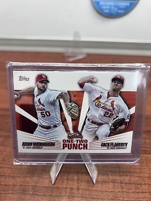 Cheap Sneaks Footwear/Sports Cards Baseball Card 2023 Topps #12P-5 Adam Wainwright / Jack Flaherty One-Two Punch