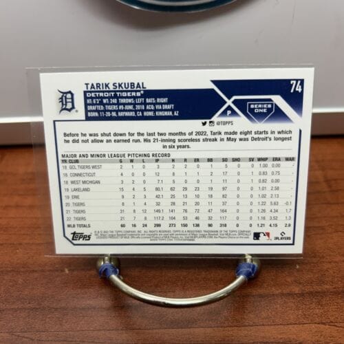 Cheap Sneaks Footwear/Sports Cards Baseball Card 2023 Topps #74 Tarik Skubal Detroit Tigers Baseball Card