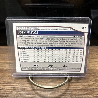 Cheap Sneaks Footwear/Sports Cards Baseball Card 2023 Topps Big League #187 Josh Naylor NM-MT Guardians ID:51438