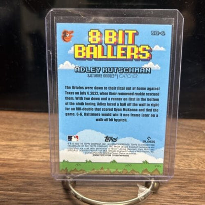 Cheap Sneaks Footwear/Sports Cards Baseball Card 2023 Topps Big League ADLEY RUTSCHMAN 8 Bit Ballers RC No.8B-6 Baltimo