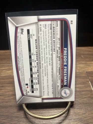 Cheap Sneaks Footwear/Sports Cards Baseball Card 2023 Topps Bowman #82 Freddie Freeman Los Angeles Dodgers.