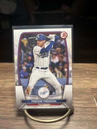 Cheap Sneaks Footwear/Sports Cards Baseball Card 2023 Topps Bowman #82 Freddie Freeman Los Angeles Dodgers.