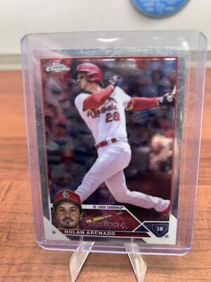 Cheap Sneaks Footwear/Sports Cards Baseball Card 2023 Topps Chrome #115 Nolan Arenado