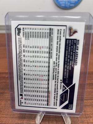 Cheap Sneaks Footwear/Sports Cards Baseball Card 2023 Topps Chrome #115 Nolan Arenado Refractor