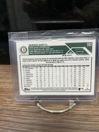 Cheap Sneaks Footwear/Sports Cards Baseball Card 2023 Topps Chrome #183 Dermis Garcia Sepia Oakland A'sRC Baseball Card