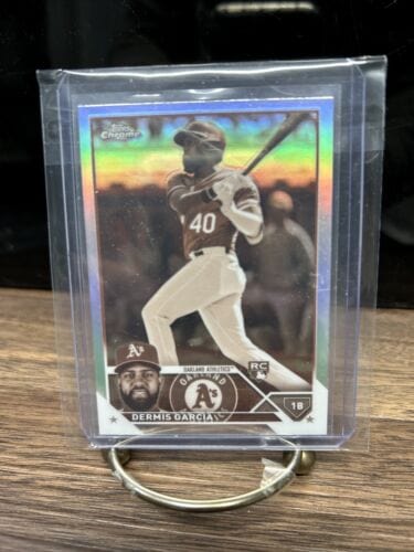 Cheap Sneaks Footwear/Sports Cards Baseball Card 2023 Topps Chrome #183 Dermis Garcia Sepia Oakland A'sRC Baseball Card
