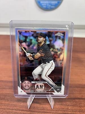 Cheap Sneaks Footwear/Sports Cards Baseball Card 2023 Topps Chrome #219 Michael Conforto Refractor