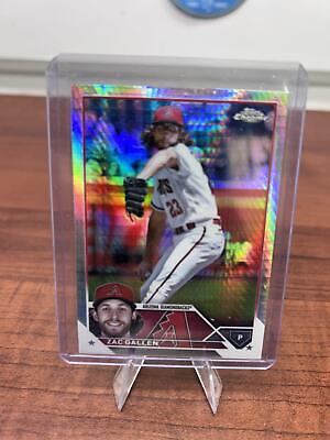 Cheap Sneaks Footwear/Sports Cards Baseball Card 2023 Topps Chrome #49 Zac Gallen Prism Refractor