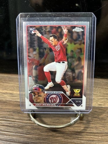 Cheap Sneaks Footwear/Sports Cards Baseball Card 2023 Topps Chrome #60 Joey Meneses Washington Nationals Baseball card