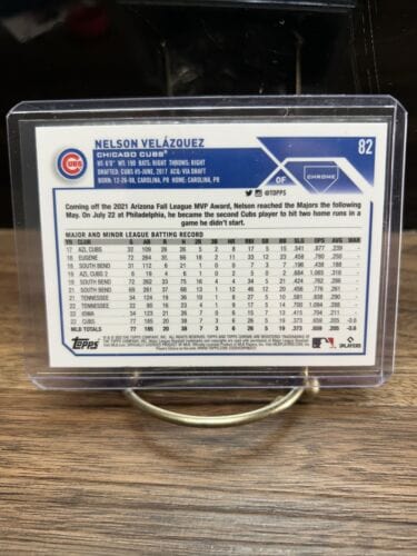 Cheap Sneaks Footwear/Sports Cards Baseball Card 2023 Topps Chrome #82 Nelson Velazquez RC Sepia Refractor (F13)