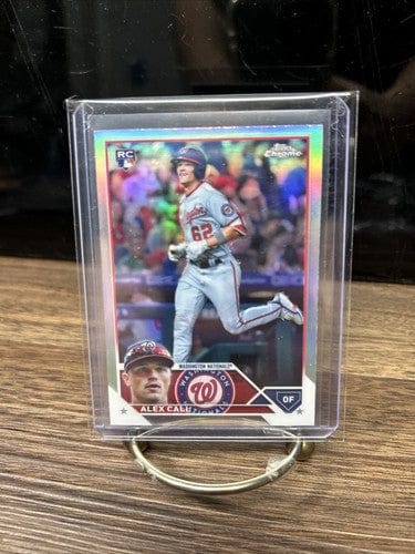 Cheap Sneaks Footwear/Sports Cards Baseball Card 2023 Topps Chrome Alex Call  Rookie Refractor 187 Washington Nationals