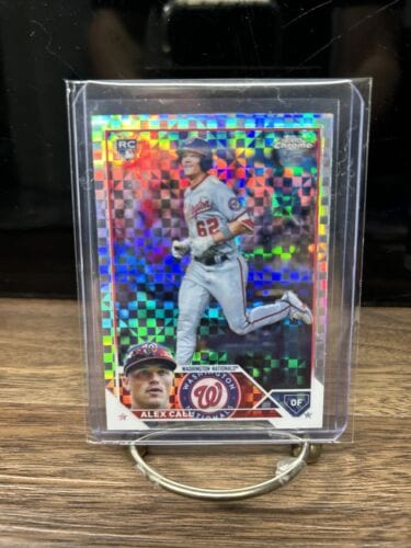 Cheap Sneaks Footwear/Sports Cards Baseball Card 2023 Topps Chrome Alex Call X-FRACTOR ROOKIE #187 Washington Nationals