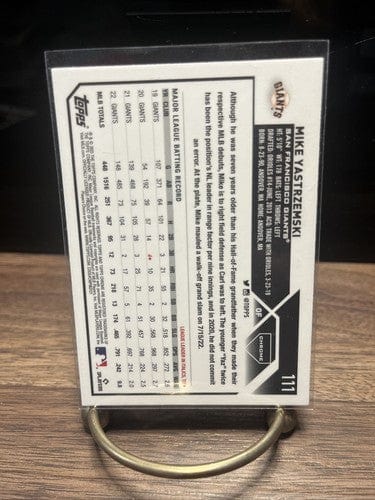 Cheap Sneaks Footwear/Sports Cards Baseball Card 2023 Topps Chrome Baseball #111 Mike Yastrzemski