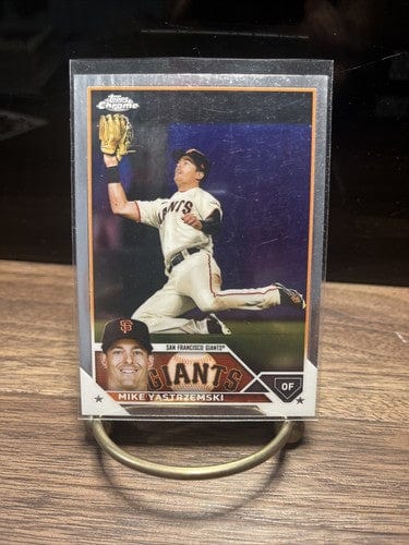Cheap Sneaks Footwear/Sports Cards Baseball Card 2023 Topps Chrome Baseball #111 Mike Yastrzemski