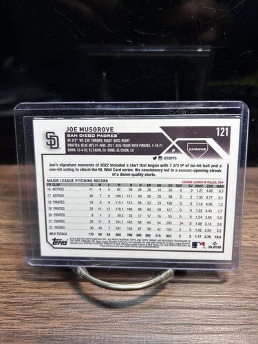Cheap Sneaks Footwear/Sports Cards Baseball Card 2023 Topps Chrome Baseball Joe Musgrove Card #121 Padres