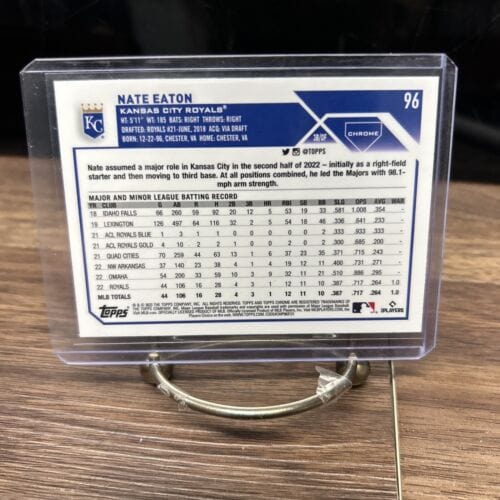 Cheap Sneaks Footwear/Sports Cards Baseball Card 2023 Topps Chrome Baseball Nate Eaton RC #96 Rookie Royals