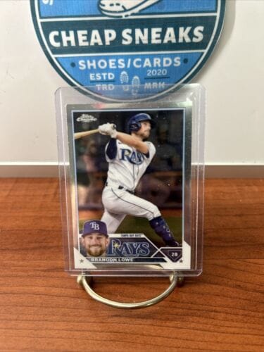 Cheap Sneaks Footwear/Sports Cards Baseball Card 2023 Topps Chrome Brandon Lowe Tampa Bay Rays #208