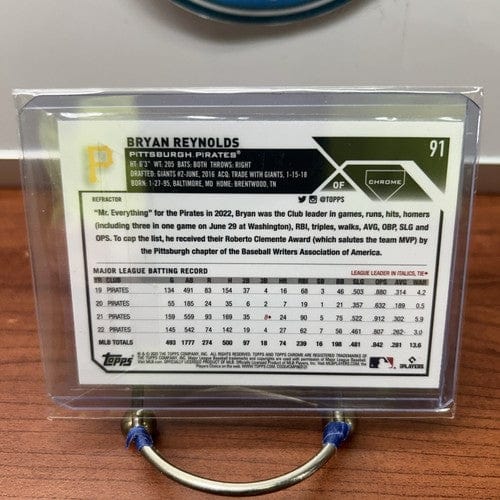 Cheap Sneaks Footwear/Sports Cards Baseball Card 2023 Topps Chrome Bryan Reynolds #91 Refractor Pittsburgh Pirates