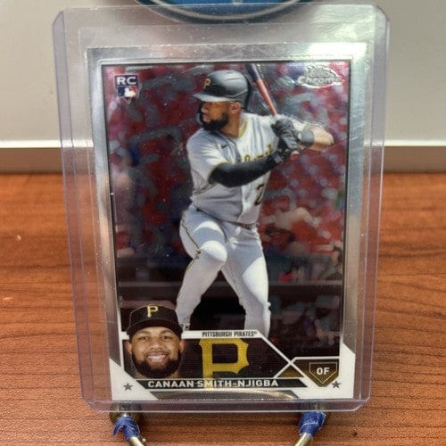 Cheap Sneaks Footwear/Sports Cards Baseball Card 2023 Topps Chrome Canaan Smith-Njigba Rookie Card RC #67 Pittsburgh Pi