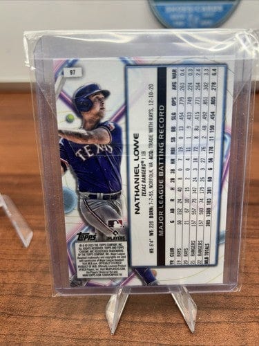 Cheap Sneaks Footwear/Sports Cards Baseball Card 2023 Topps Chrome Cosmic - #97 Nathaniel Lowe Texas Rangers