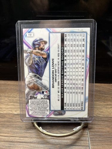 Cheap Sneaks Footwear/Sports Cards Baseball Card 2023 Topps Chrome Cosmic Brandon Lowe Tampa Bay Rays #112