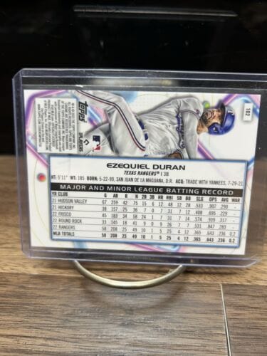 Cheap Sneaks Footwear/Sports Cards Baseball Card 2023 Topps Chrome Cosmic Ezequiel Duran Rookie #102 - Texas Rangers