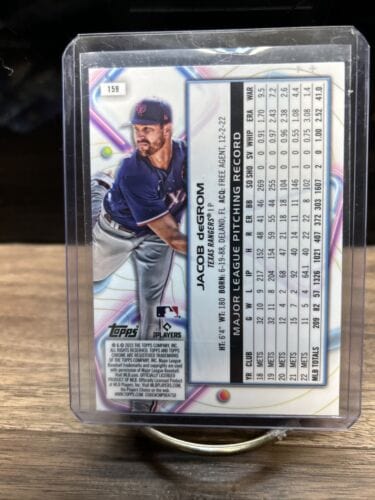Cheap Sneaks Footwear/Sports Cards Baseball Card 2023 Topps Chrome Cosmic Jacob Degrom Nucleus Refractor SP #159