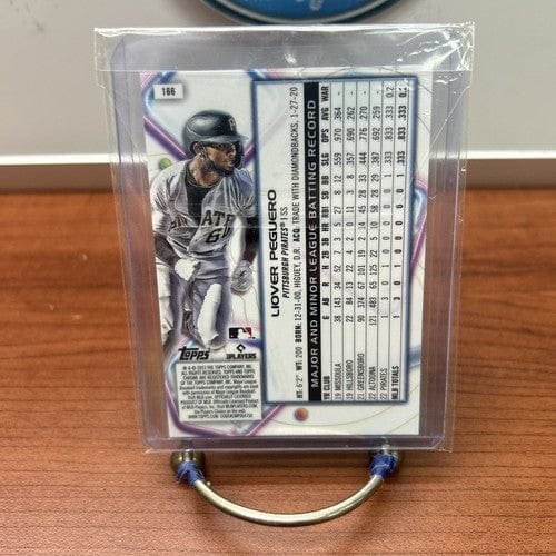 Cheap Sneaks Footwear/Sports Cards Baseball Card 2023 Topps Chrome Cosmic Liover Peguero Rookie RC Base #166 Pirates
