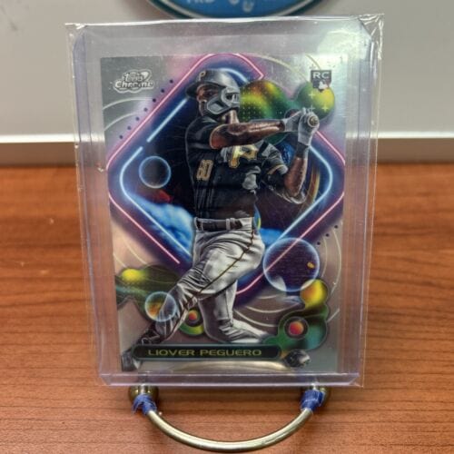 Cheap Sneaks Footwear/Sports Cards Baseball Card 2023 Topps Chrome Cosmic Liover Peguero Rookie RC Base #166 Pirates