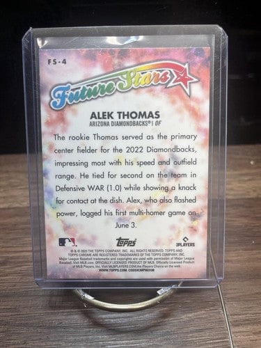 Cheap Sneaks Footwear/Sports Cards Baseball Card 2023 Topps Chrome Future Stars FS-4 Alek Thomas - Arizona Diamondbacks