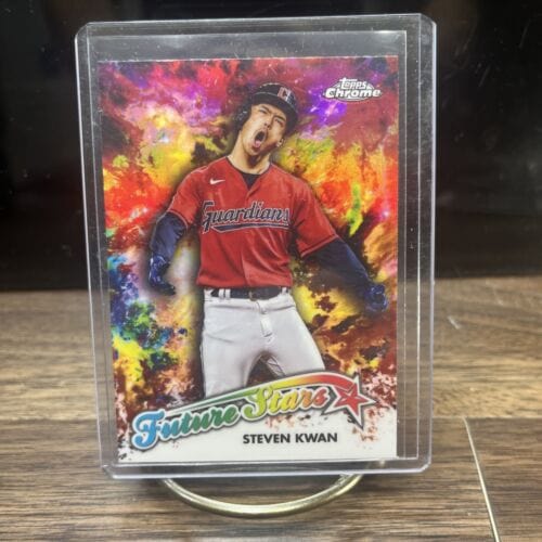 Cheap Sneaks Footwear/Sports Cards Baseball Card 2023 Topps Chrome Future Stars Steven Kwan #FS-14 Cleveland Guardians