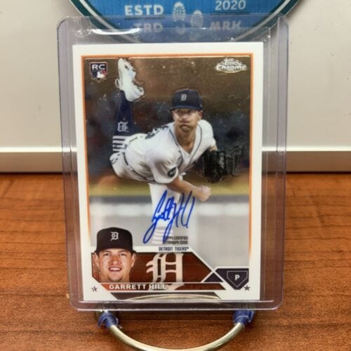 Cheap Sneaks Footwear/Sports Cards Baseball Card 2023 Topps Chrome Garrett Hill Rookie Autograph Auto #RAGH Tigers MINT