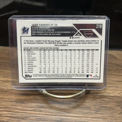 Cheap Sneaks Footwear/Sports Cards Baseball Card 2023 Topps Chrome - Jazz Chisholm - X-fractor - Miami Marlins/NY Yanke