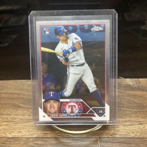Cheap Sneaks Footwear/Sports Cards Baseball Card 2023 Topps Chrome Josh Jung Rookie RC Texas Rangers #93
