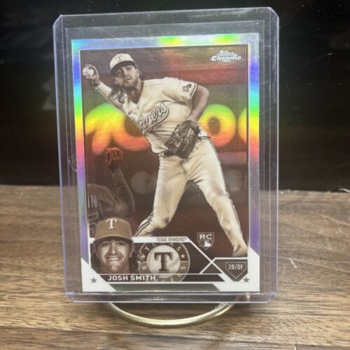 Cheap Sneaks Footwear/Sports Cards Baseball Card 2023 Topps Chrome Josh Smith Texas Rangers (RC) #73 Sepia Refractor