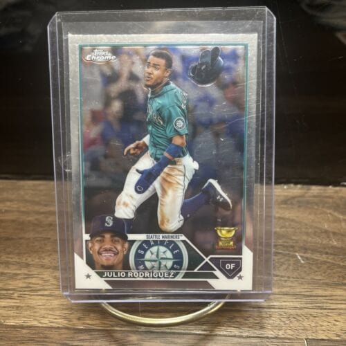 Cheap Sneaks Footwear/Sports Cards Baseball Card 2023 Topps Chrome Julio Rodriguez Rookie Cup #200 - Seattle Mariners