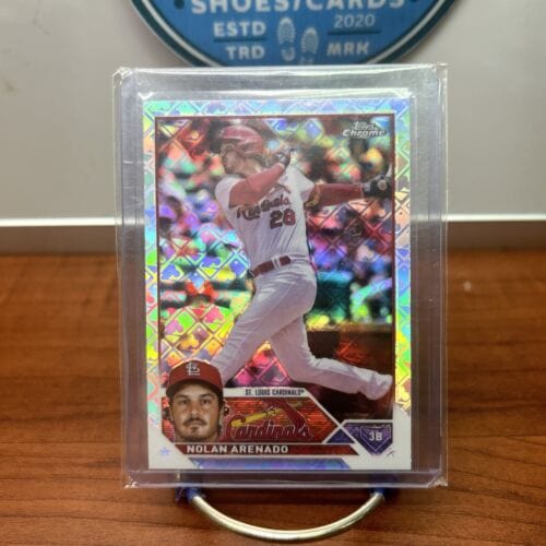 Cheap Sneaks Footwear/Sports Cards Baseball Card 2023 Topps Chrome Logofractor Edition - #115 Nolan Arenado
